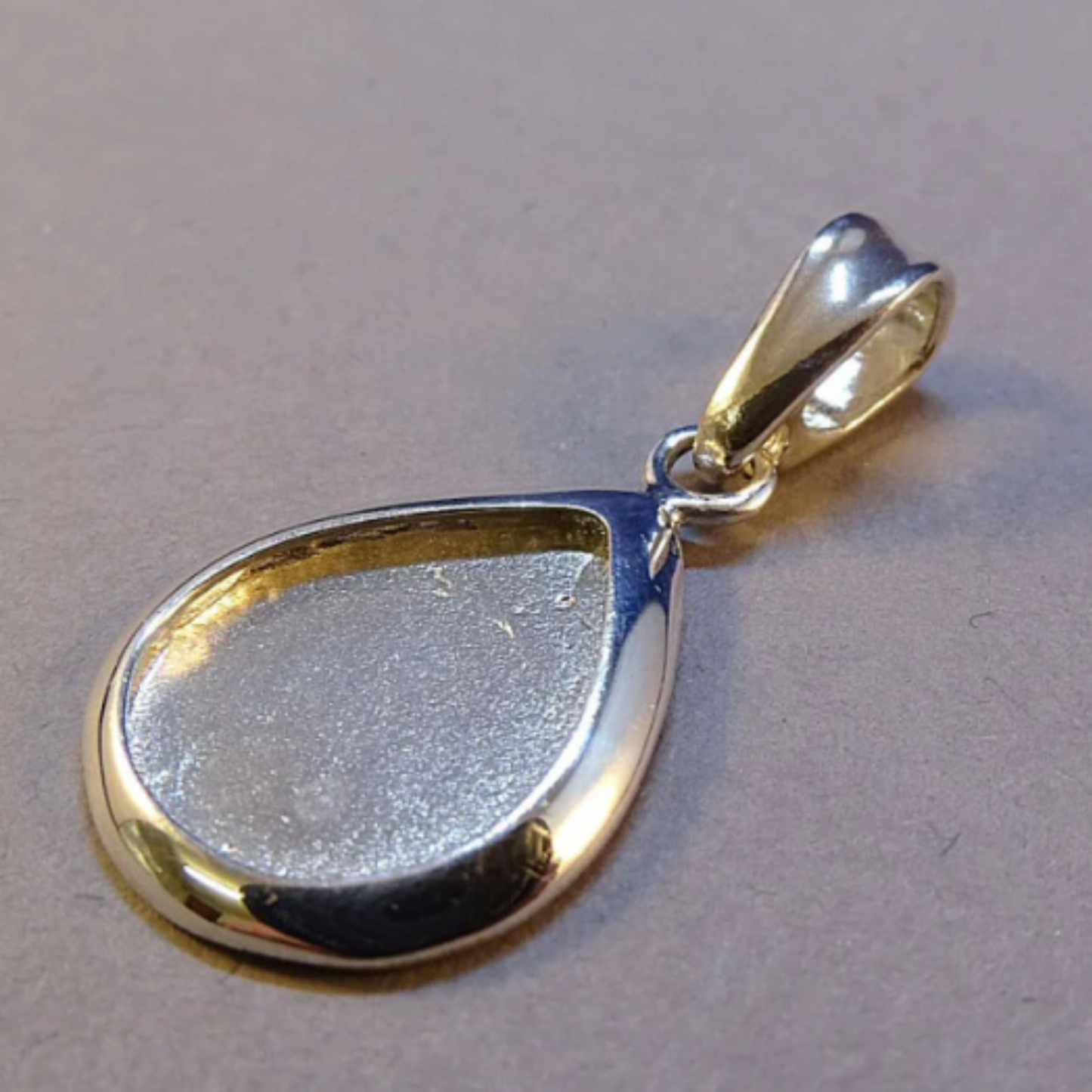Silver Tear Drop Pendant for Ashes Jewellery