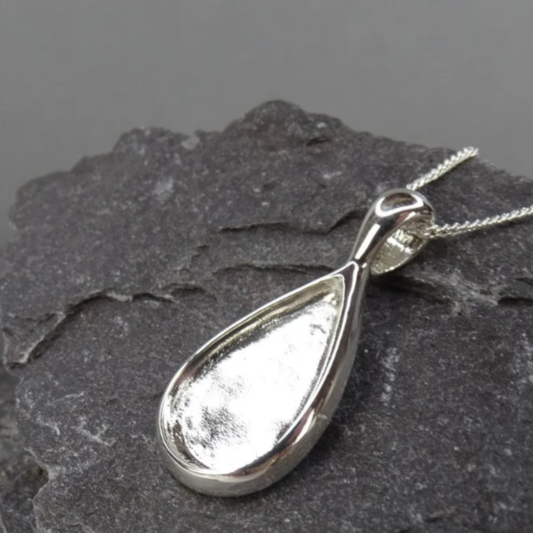 Pear Pendant for Ashes Jewellery